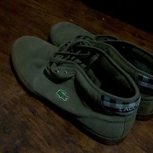mid top Lacoste shoes